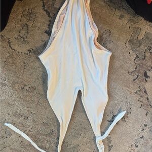 aerie white swimsuit